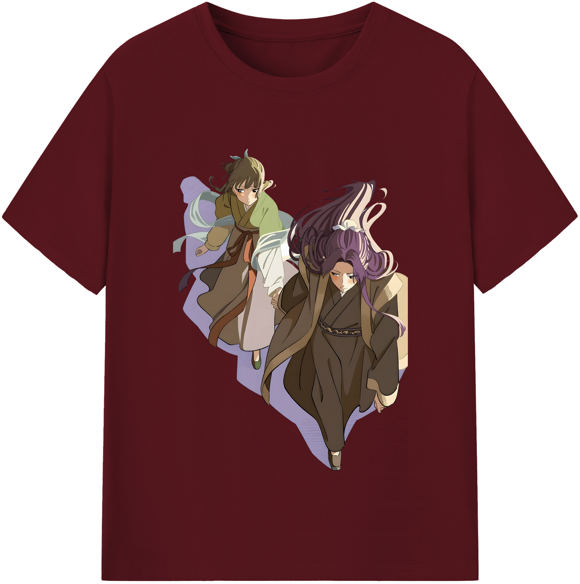 （画像用） 薬屋のひとりごと The Apothecary Diaries 綿100％半袖Tシャツ（フロントプリント）
